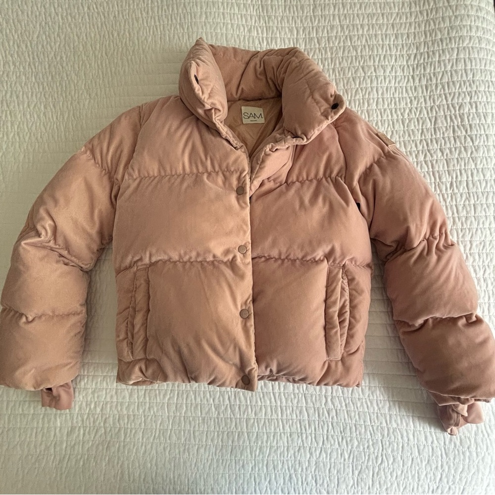 Pink velvet SAM jacket